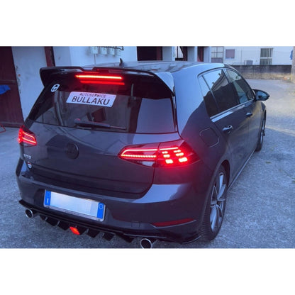 DIFFUSORE POSTERIORE + LED VW GOLF MK7.5 GTI 2017-2019