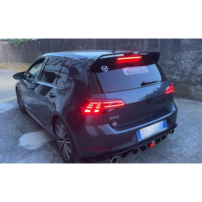 DIFFUSORE POSTERIORE + LED VW GOLF MK7.5 GTI 2017-2019
