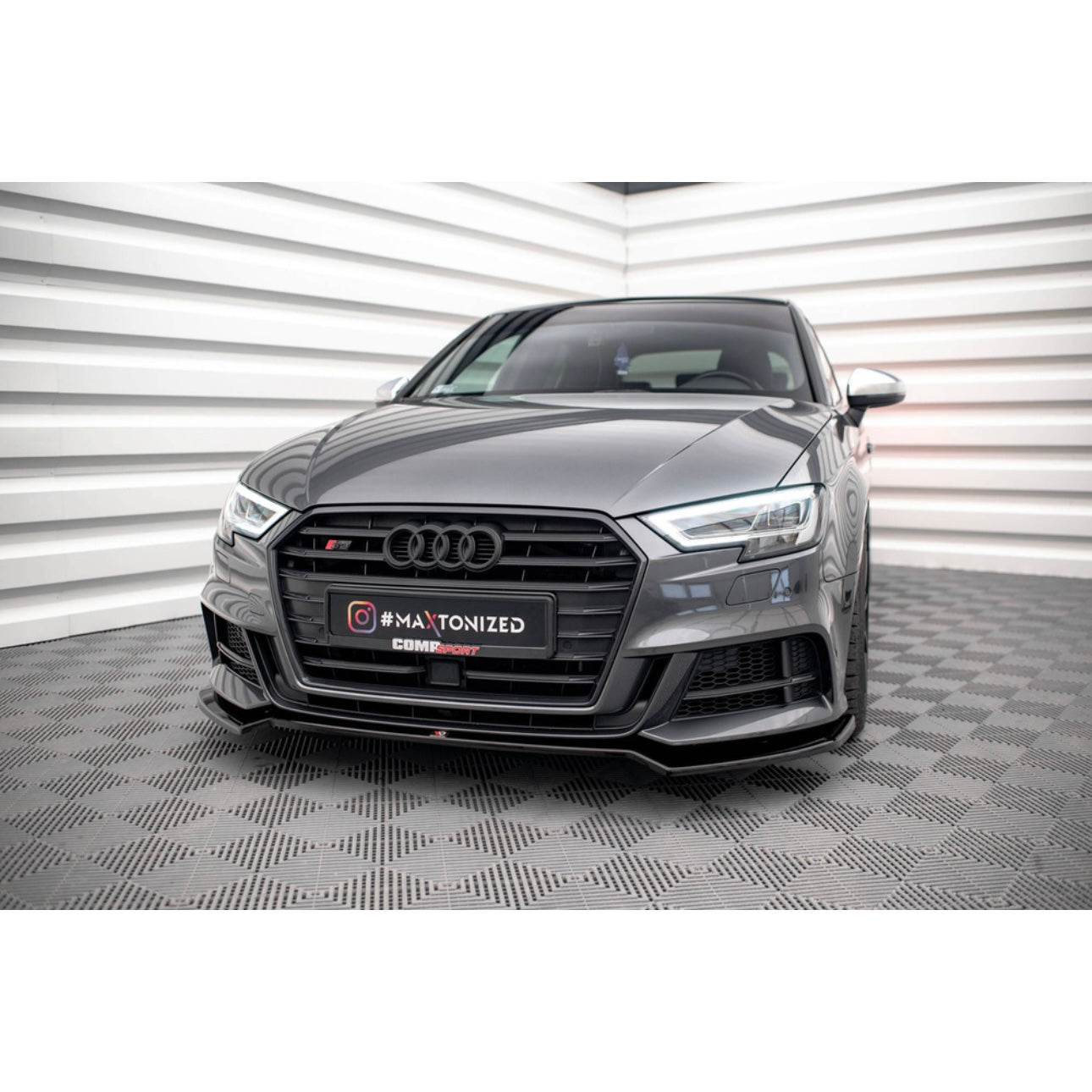 LAMA PARAURTI ANTERIORE V.2 AUDI A3 S-LINE / S3 8V 2017-2020