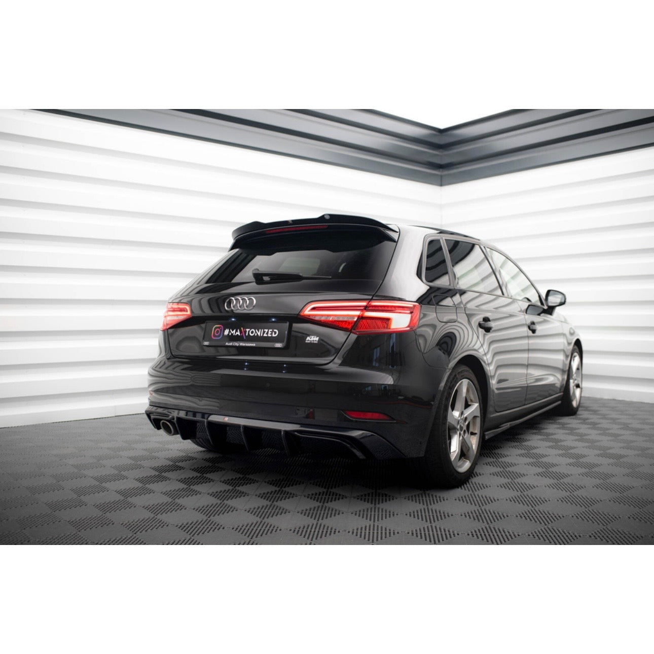 DIFFUSORE POSTERIORE AUDI A3 8V 2017-2020 X BASE