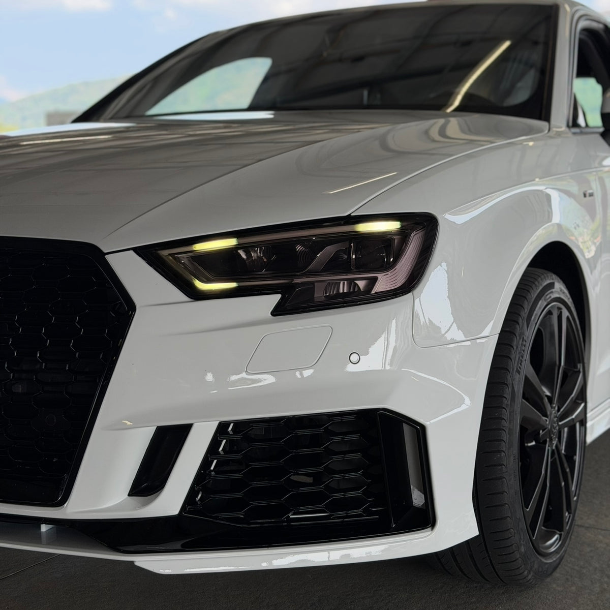 PARAURTI A3 8V 2017-2019 TIPO RS3 X SEDAN/CABRIO CON ACC.