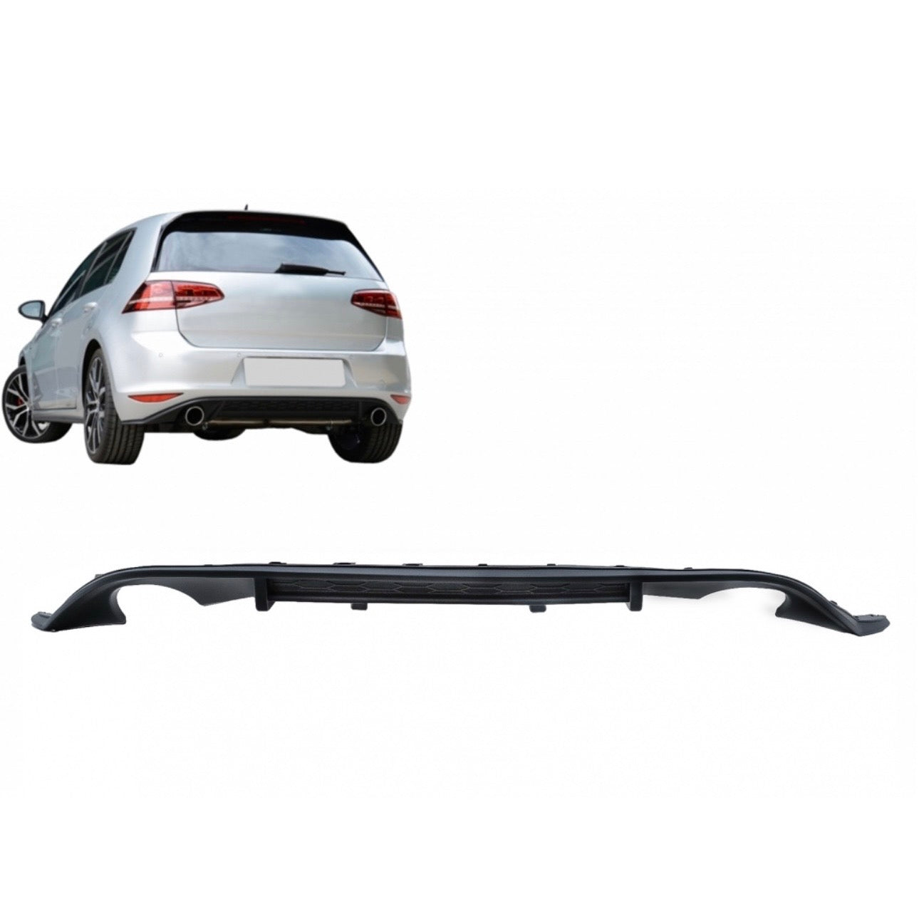 DIFFUSORE GOLF MK7 2012-2016 LOOK GTI