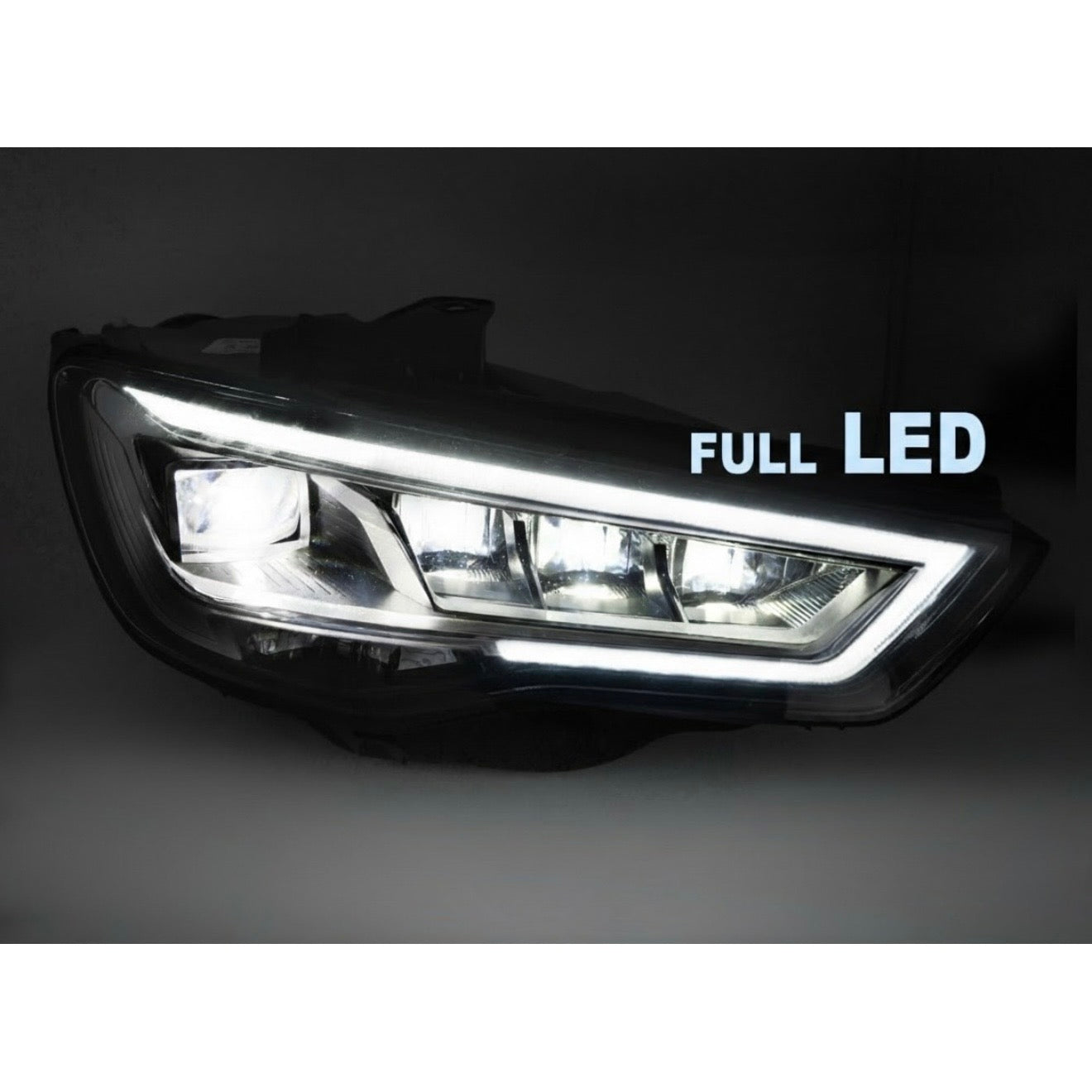 FANALI ANTERIORI AUDI A3 8V 2012-2016 LOOK FACELIFT