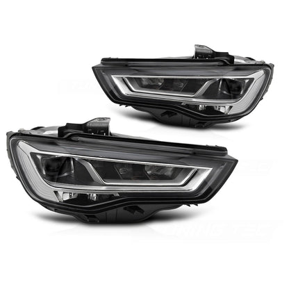 FANALI ANTERIORI AUDI A3 8V 2012-2016 LOOK FACELIFT