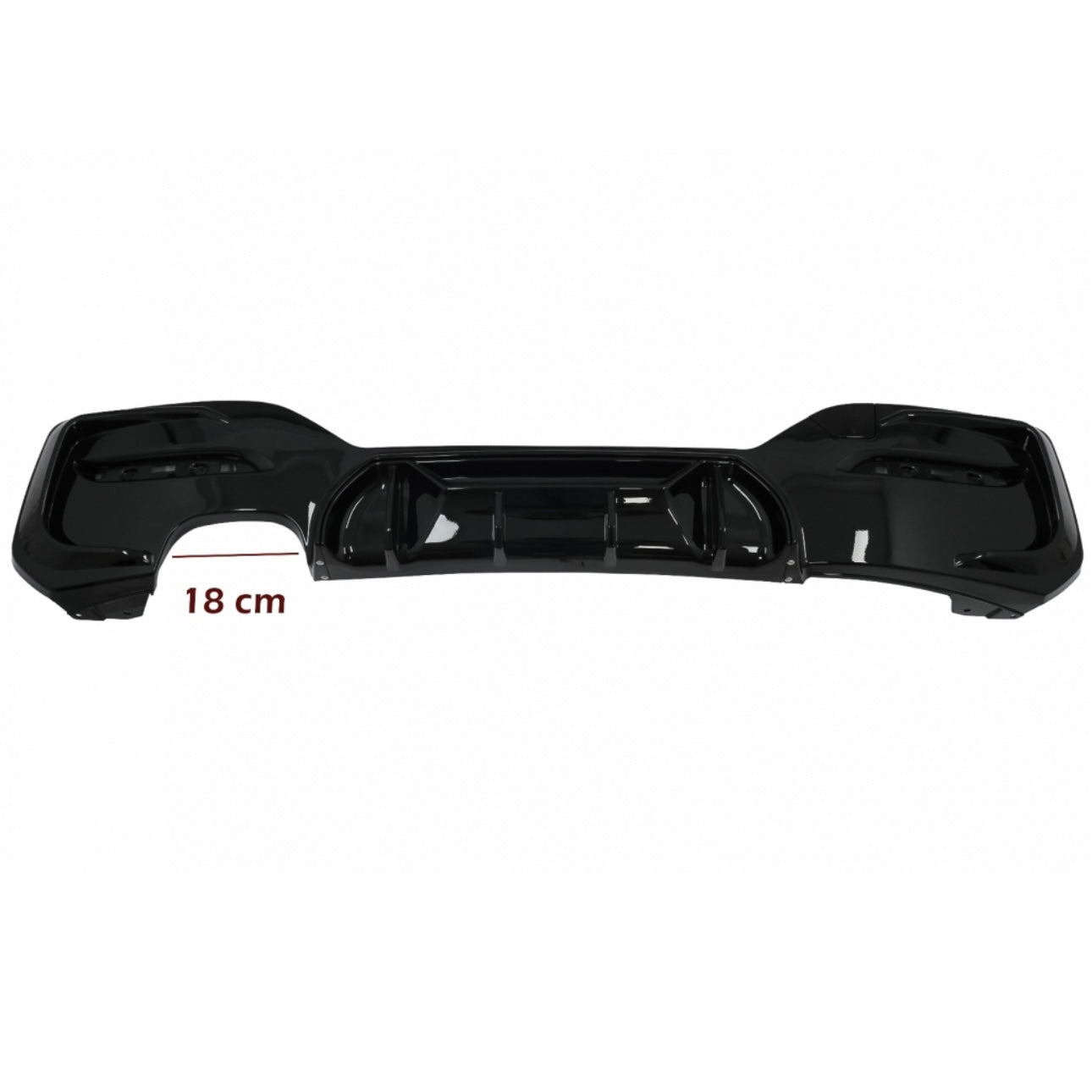 DIFFUSORE POSTERIORE BMW SERIE 1 F20 F21 LCI 2015-2019 USCITA A SINISTRA