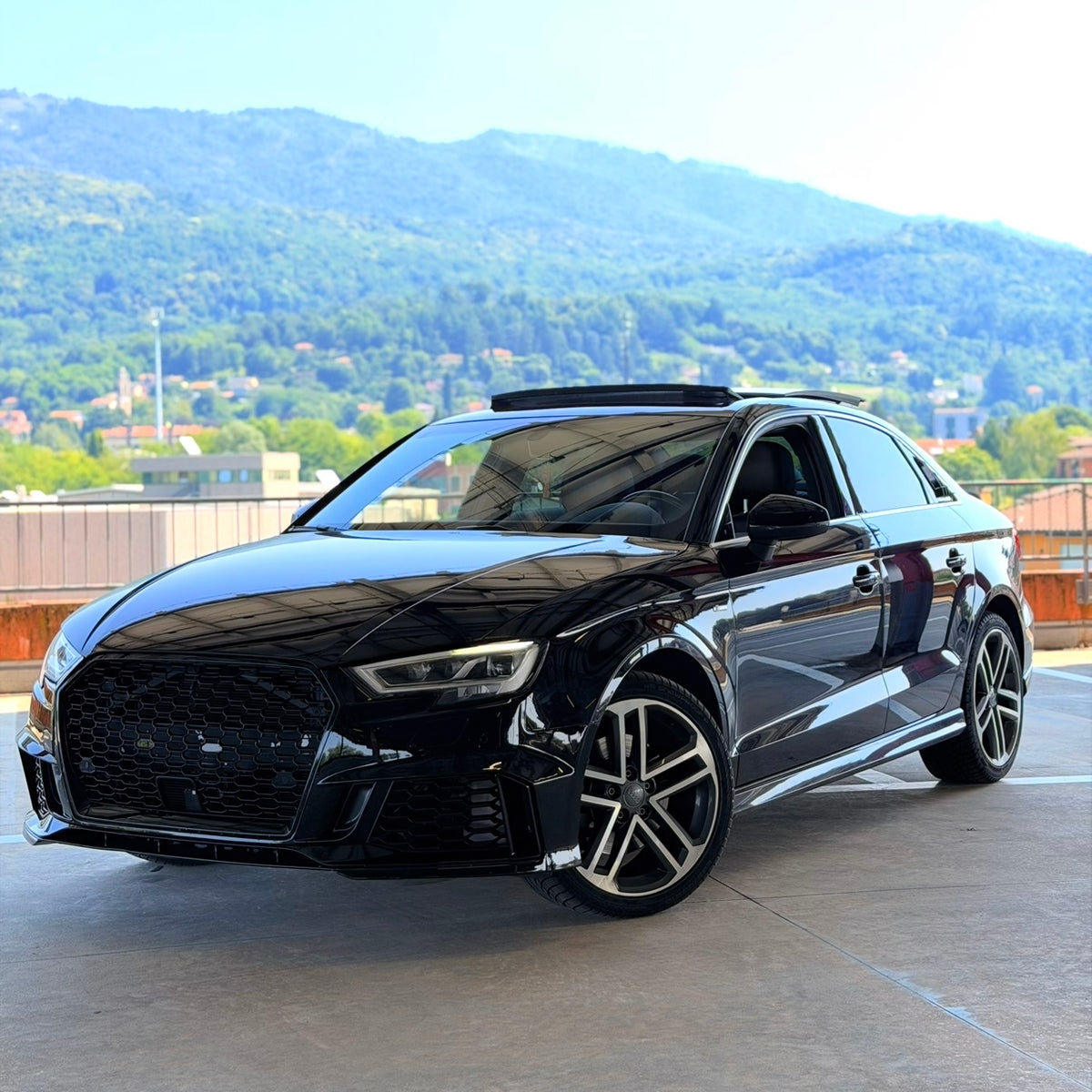 PARAURTI A3 8V 2017-2019 TIPO RS3 X SEDAN/CABRIO CON ACC.