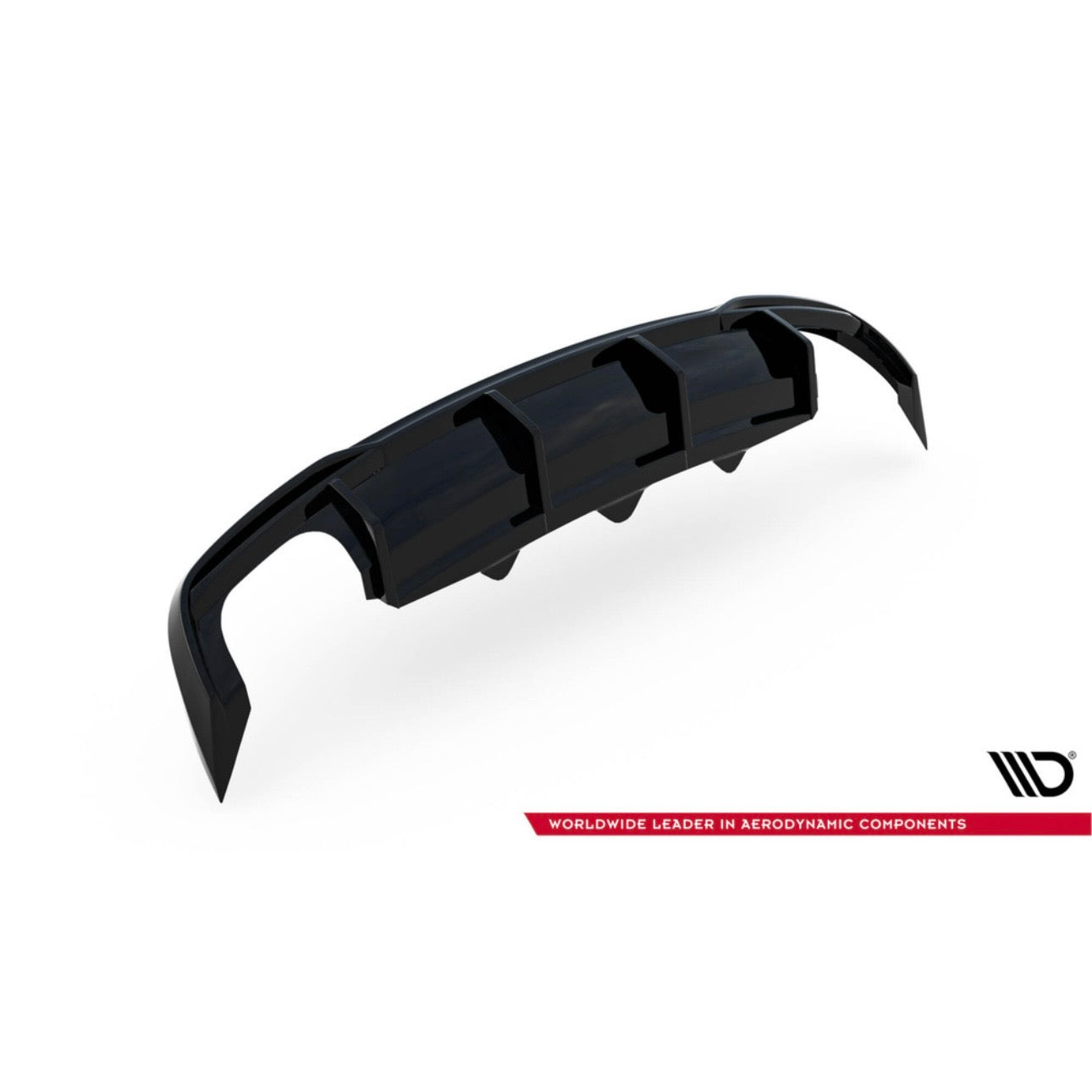 DIFFUSORE POSTERIORE AUDI A5 B8 2011-2016 USCITA 2X2