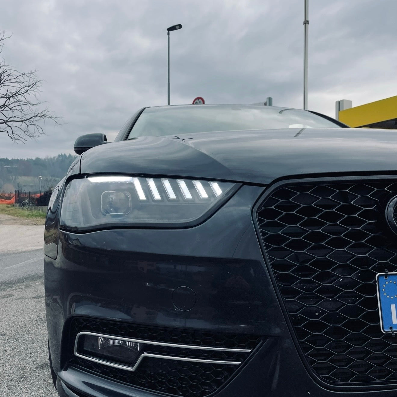 FANALI ANTERIORI LED AUDI A4 B8.5 2012-2015 X ALOGENO