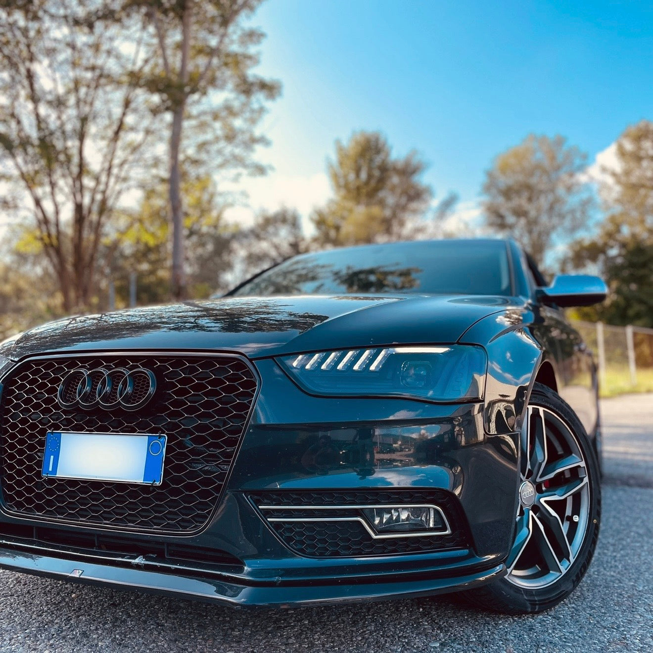 FANALI ANTERIORI LED AUDI A4 B8.5 2012-2015 X ALOGENO