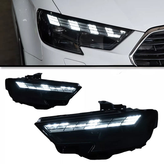 FANALI ANTERIORI LED AUDI A3 8V 2017-2019 LOOK 8Y