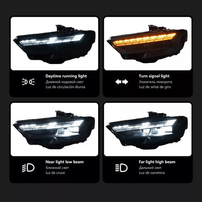 FANALI ANTERIORI LED AUDI A3 8V 2017-2019 LOOK 8Y