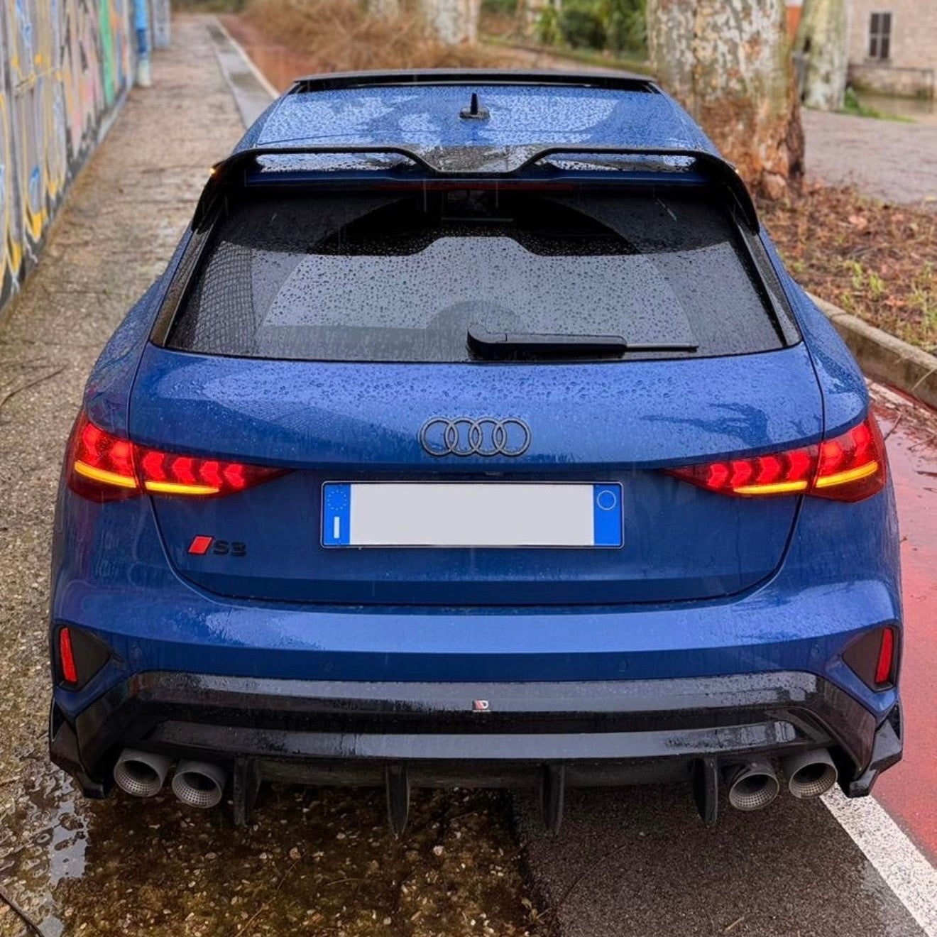 DIFFUSORE POSTERIORE AUDI S3 8Y 2024-2025 FACELIFT