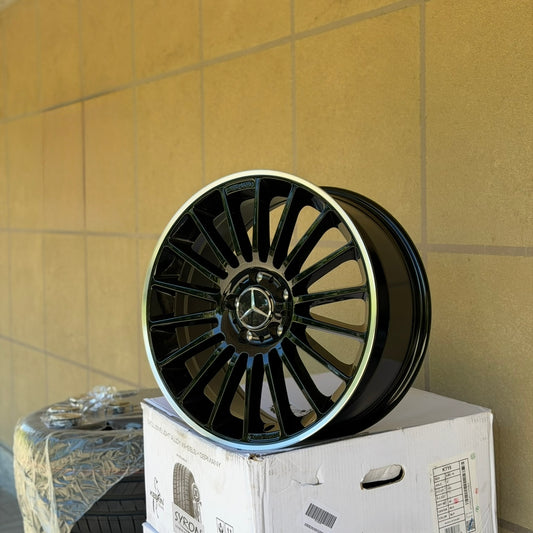 KIT CERCHI KT15 BLACK 18" ET45 MERCEDES