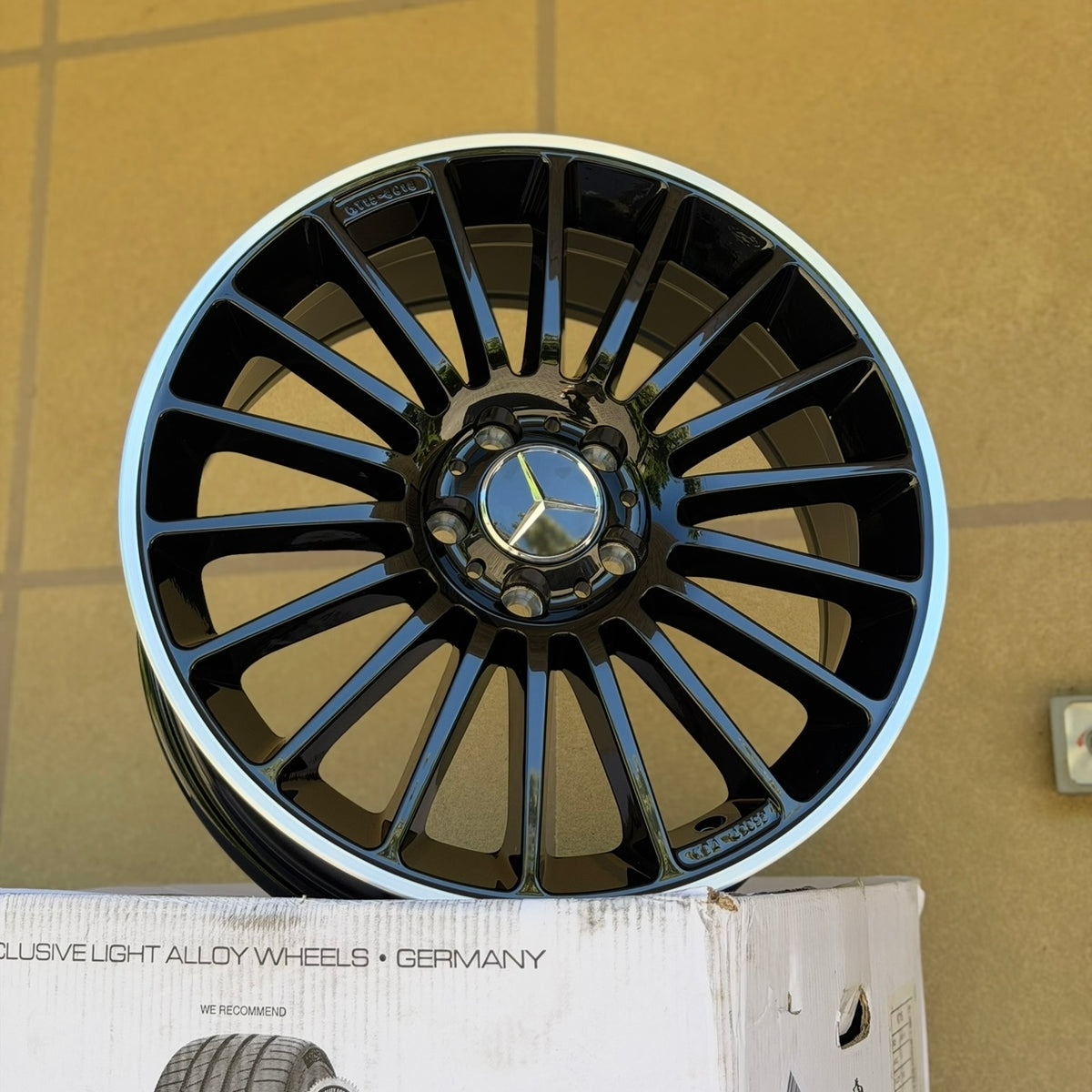 KIT CERCHI KT15 BLACK 18" ET45 MERCEDES