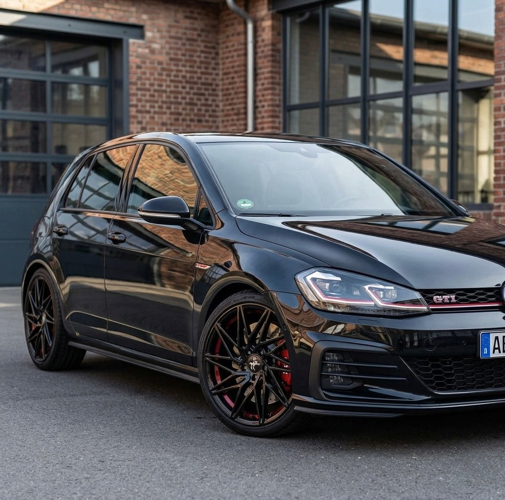 CERCHI KT20 19" BLACK/RED ET45 AUDI