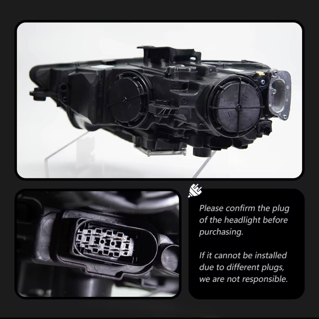 FANALI ANTERIORI LED AUDI A3 8V 2017-2019 LOOK RS5
