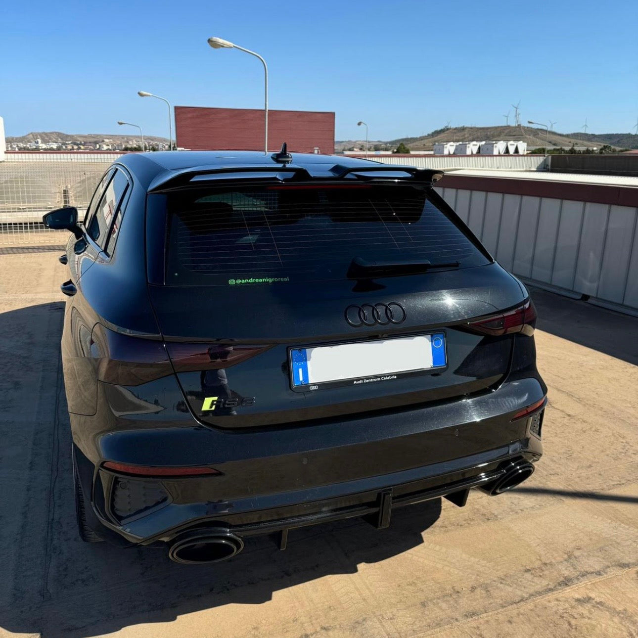 PARAURTI POSTERIORE A3 8Y 2020-2024 TIPO RS3