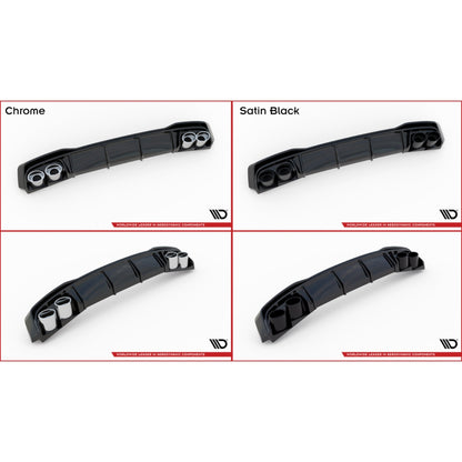 DIFFUSORE POSTERIORE AUDI A7 / S7 C8 2018-2025 CON TERMINALI