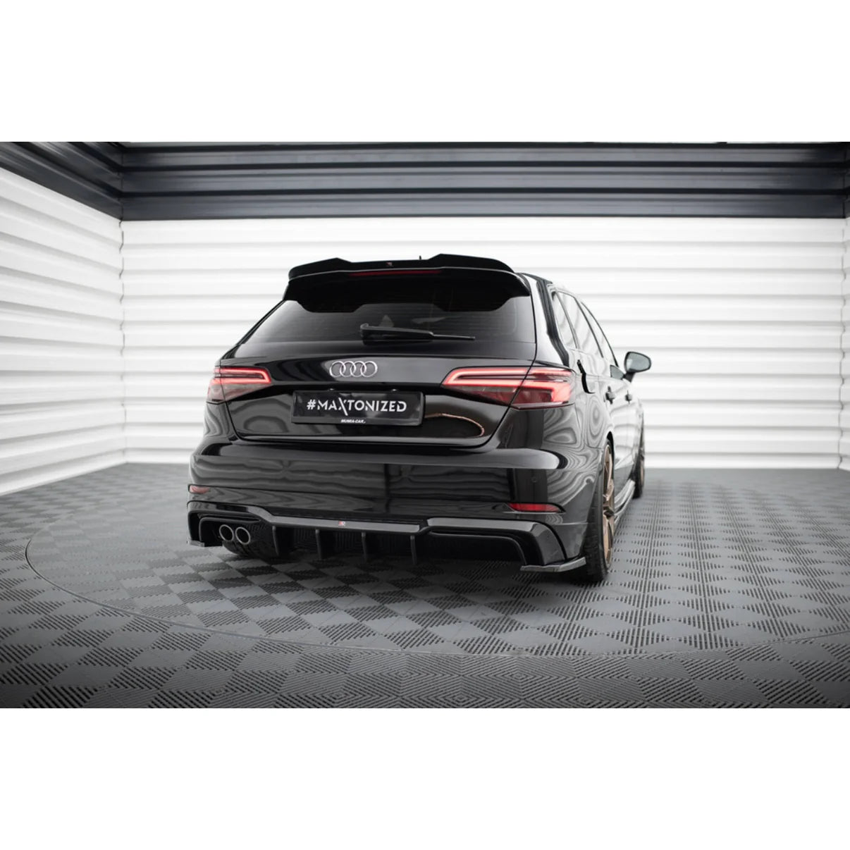 PARAURTI POSTERIORE A3 8V 2017-2019 TIPO S-LINE X 3 / 5 PORTE
