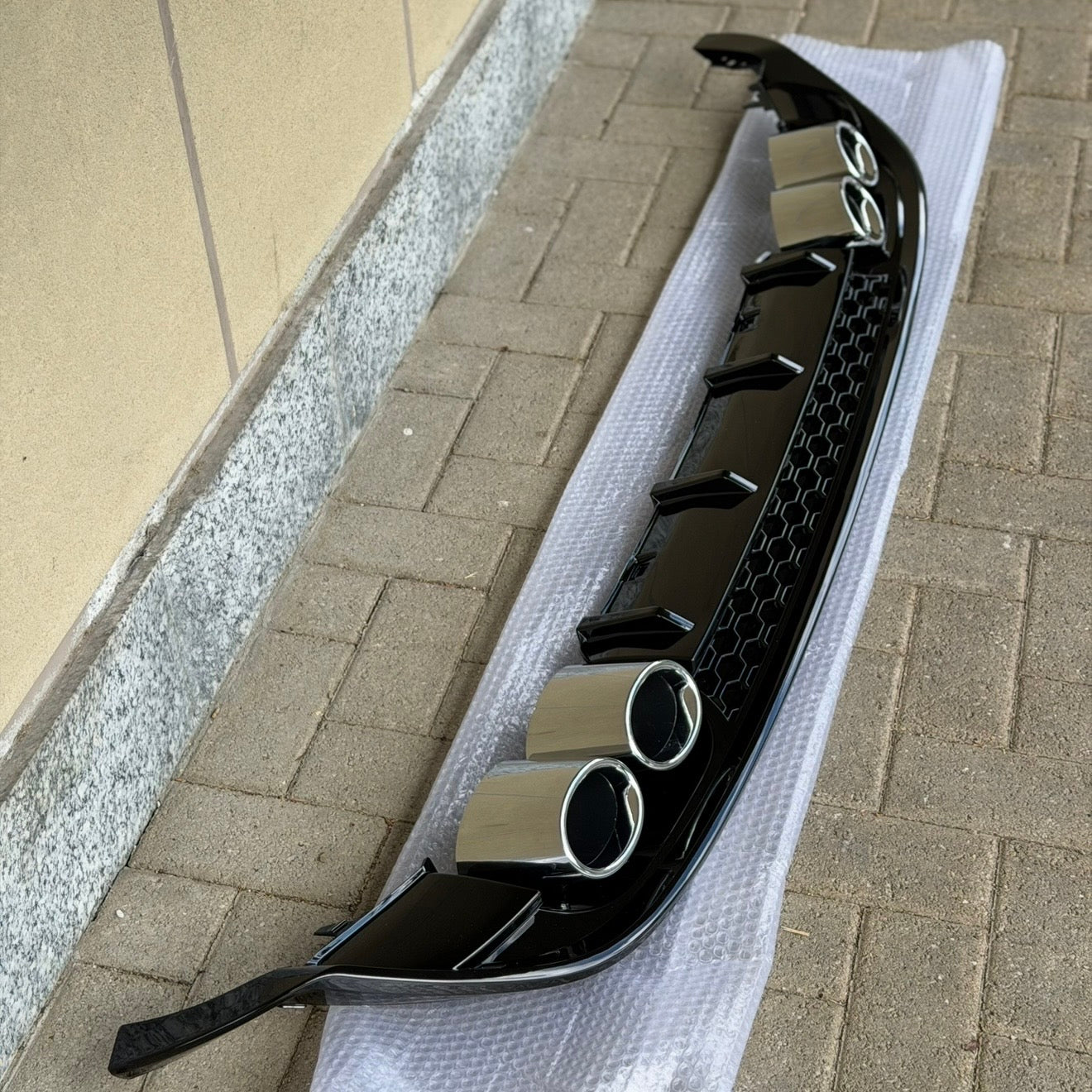 DIFFUSORE POSTERIORE VW GOLF MK7.5 2017-2019 LOOK R