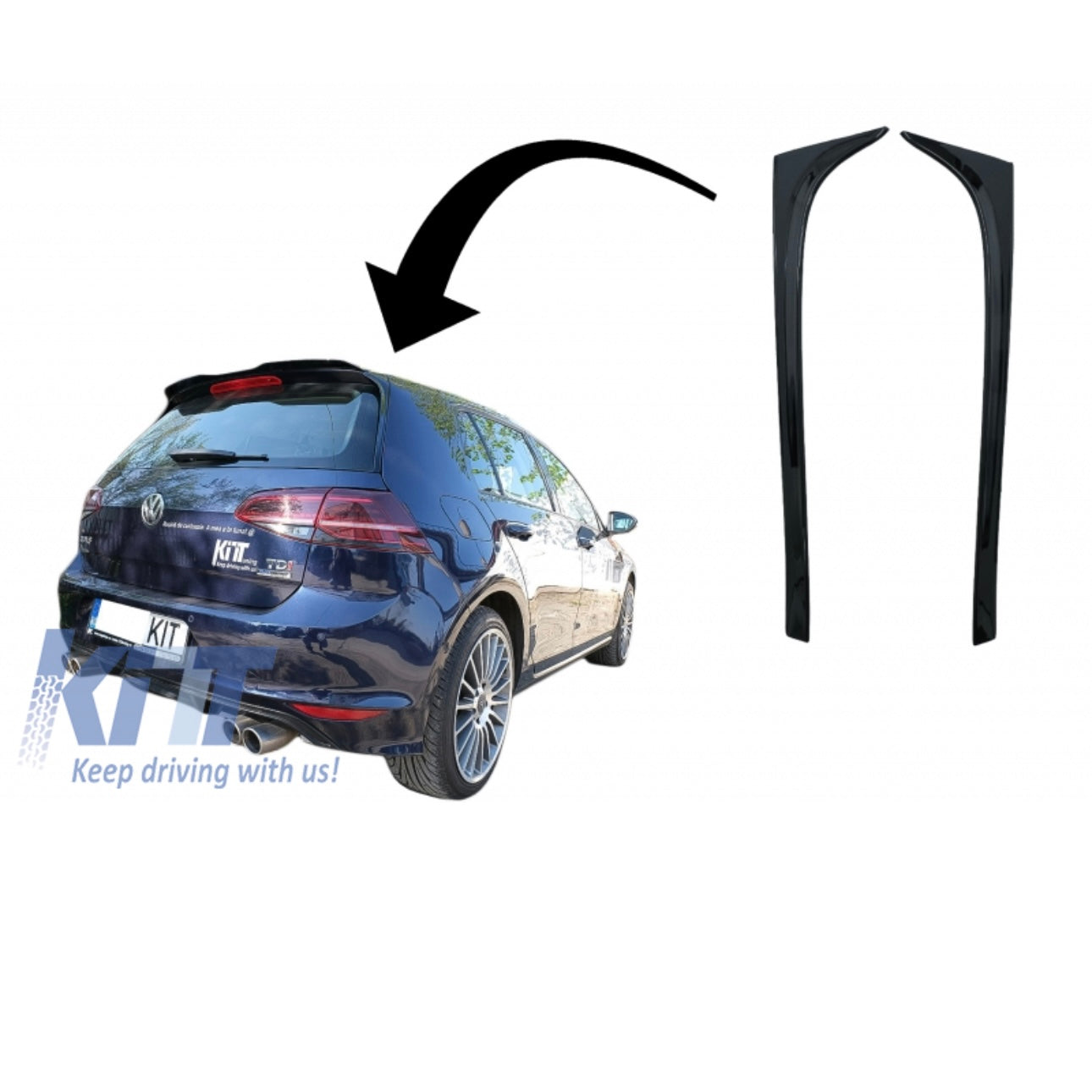 ALETTE SPOILER GOLF 7 2012-2019