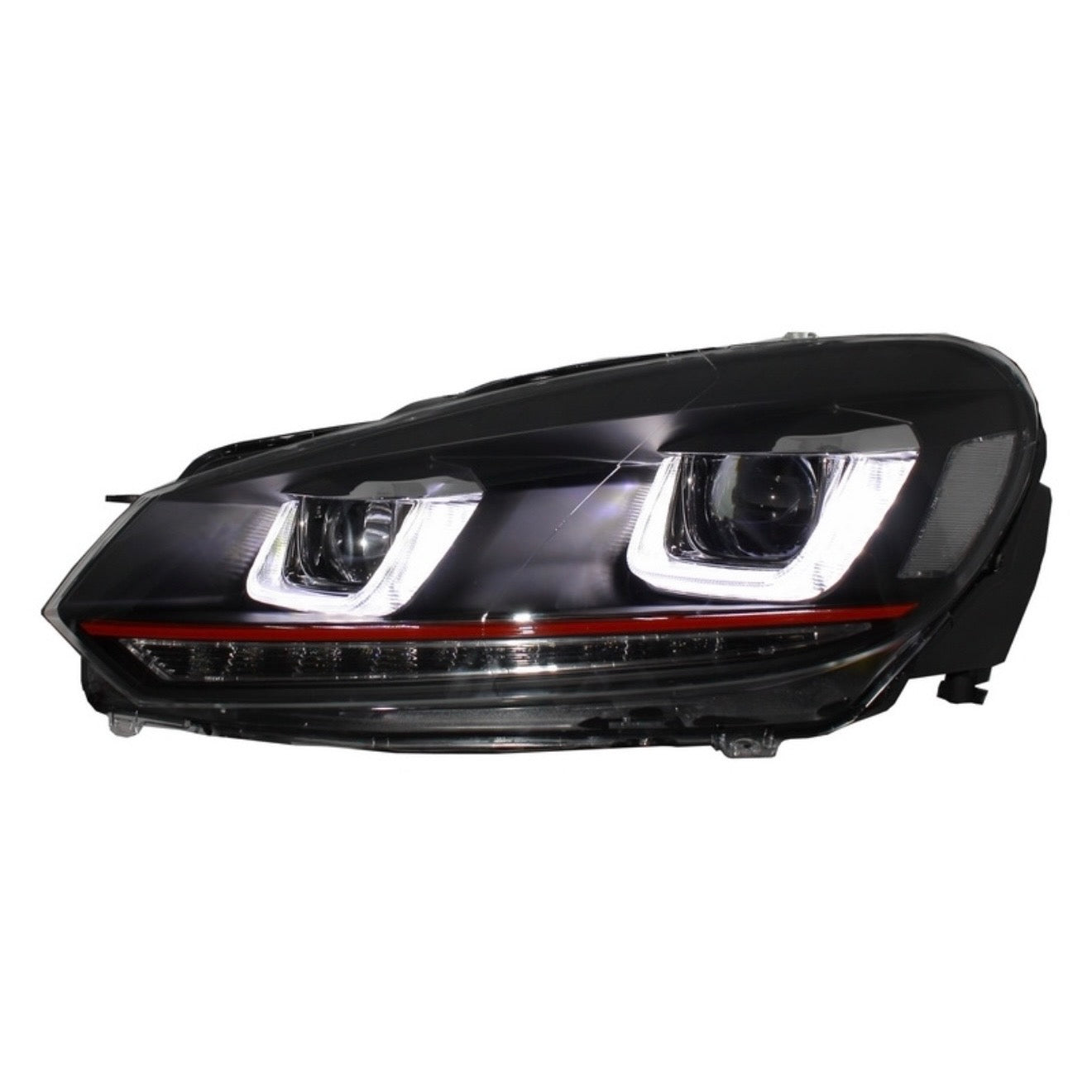 FANALI A LED ANTERIORI GOLF MK6 2008-2012 LOOK MK7