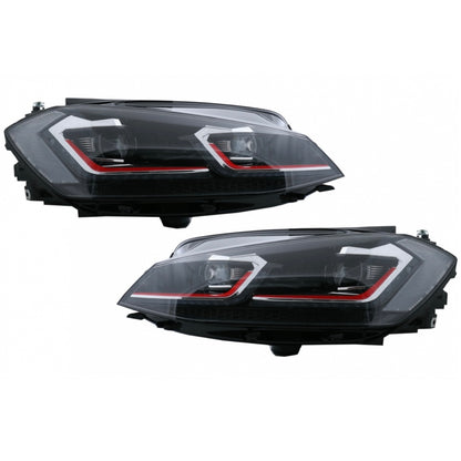FANALI ANTERIORI GOLF MK7 2017-2019 LOOK GTI