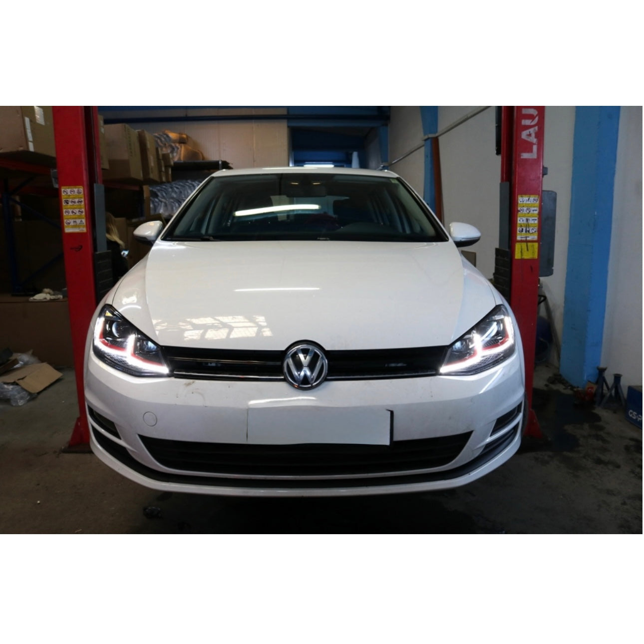 FANALI ANTERIORI GOLF MK7 2012-2016 LOOK GTI FACELIFT