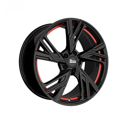CERCHI RS5 BLACK/RED 17" ET30