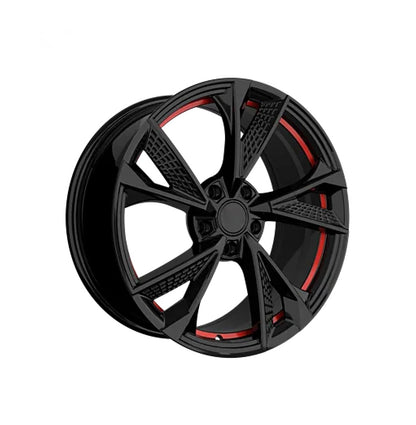 CERCHI RS7 BLACK/RED 18" ET45