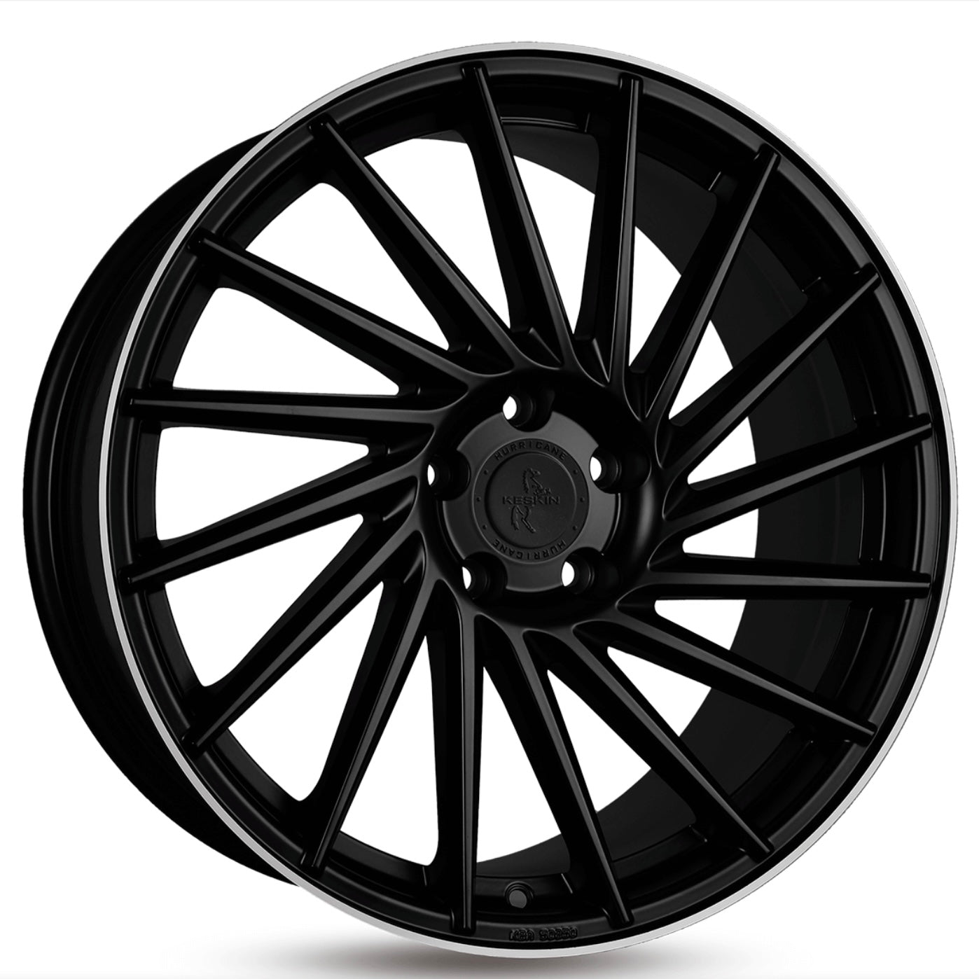 CERCHI KT17 18" NERI OPACHI E DIAMANTATI ET45
