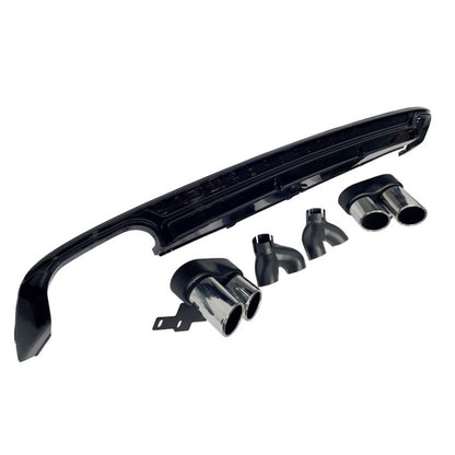 DIFFUSORE SOTTO PARAURTI A6 C8 2018-2024 TIPO S6 X STANDARD