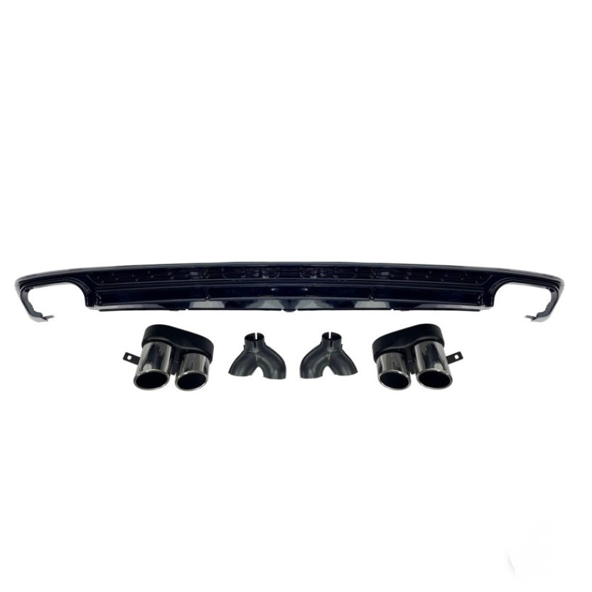 DIFFUSORE SOTTO PARAURTI A6 C8 2018-2024 TIPO S6 X STANDARD